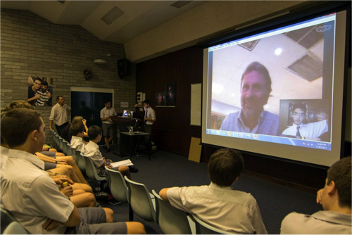 Students videoconference with Gemini Observatory staff (Live from Gemini).