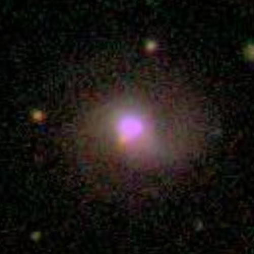 Sloan Digital Sky Survey (SDSS) image of the distant host galaxy/quasar PG 1426+015.