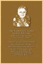 Frederick C. Gillett plaque