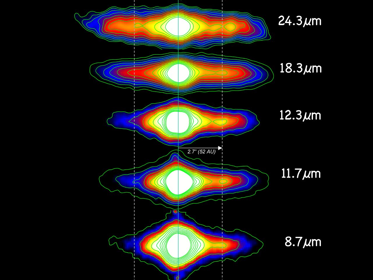 Dusting for Clues: Gemini Discovers Evidence for Colliding Bodies in Planet Forming Disk