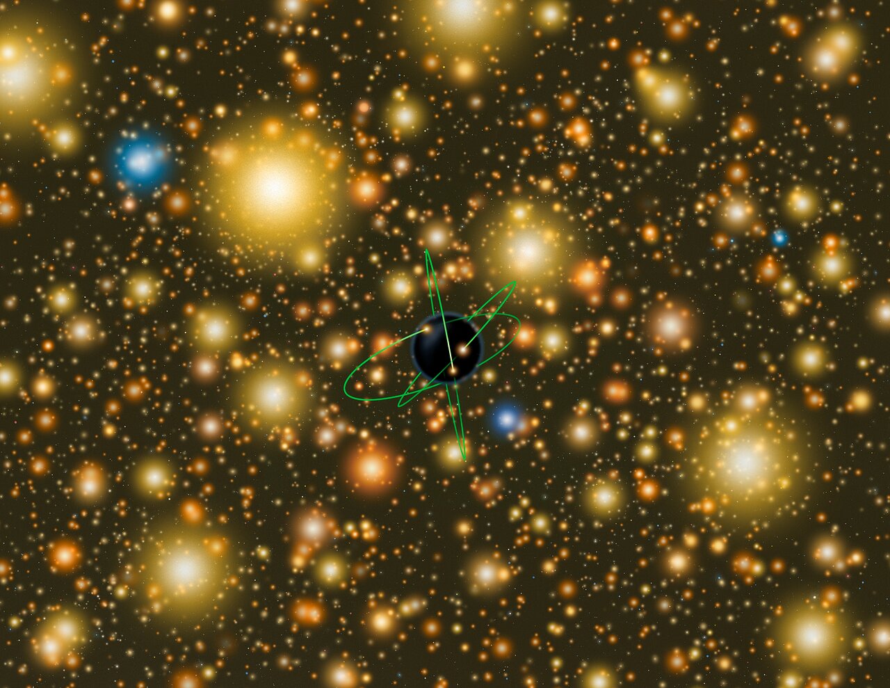 Spectacular Star Cluster May Host Black Hole Missing Link