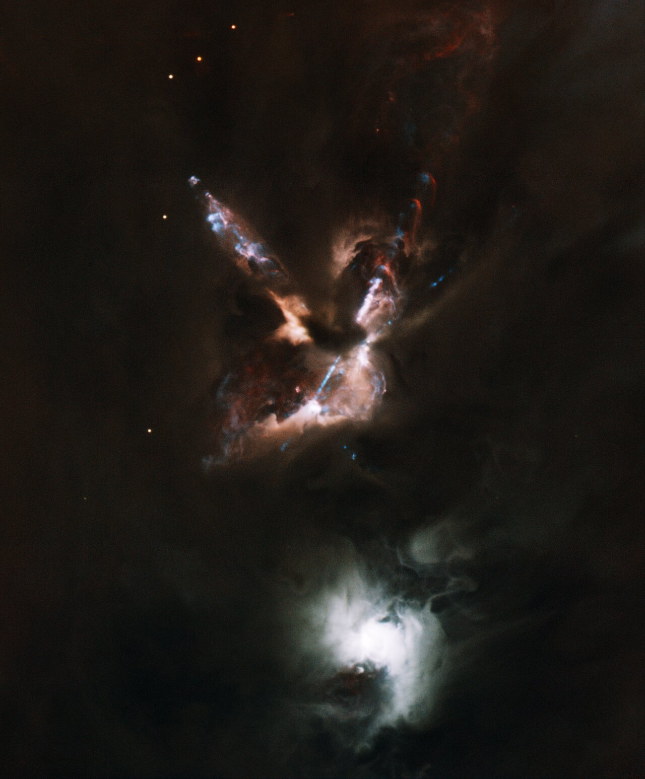 Searching for Orphan Stars Amid Star birth Fireworks