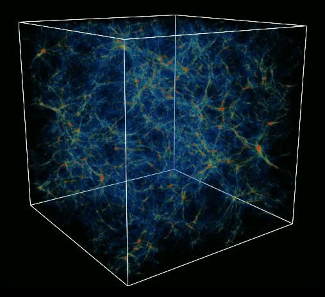 Gemini, Subaru & Keck Discover large-scale funneling of matter onto a massive distant galaxy cluster