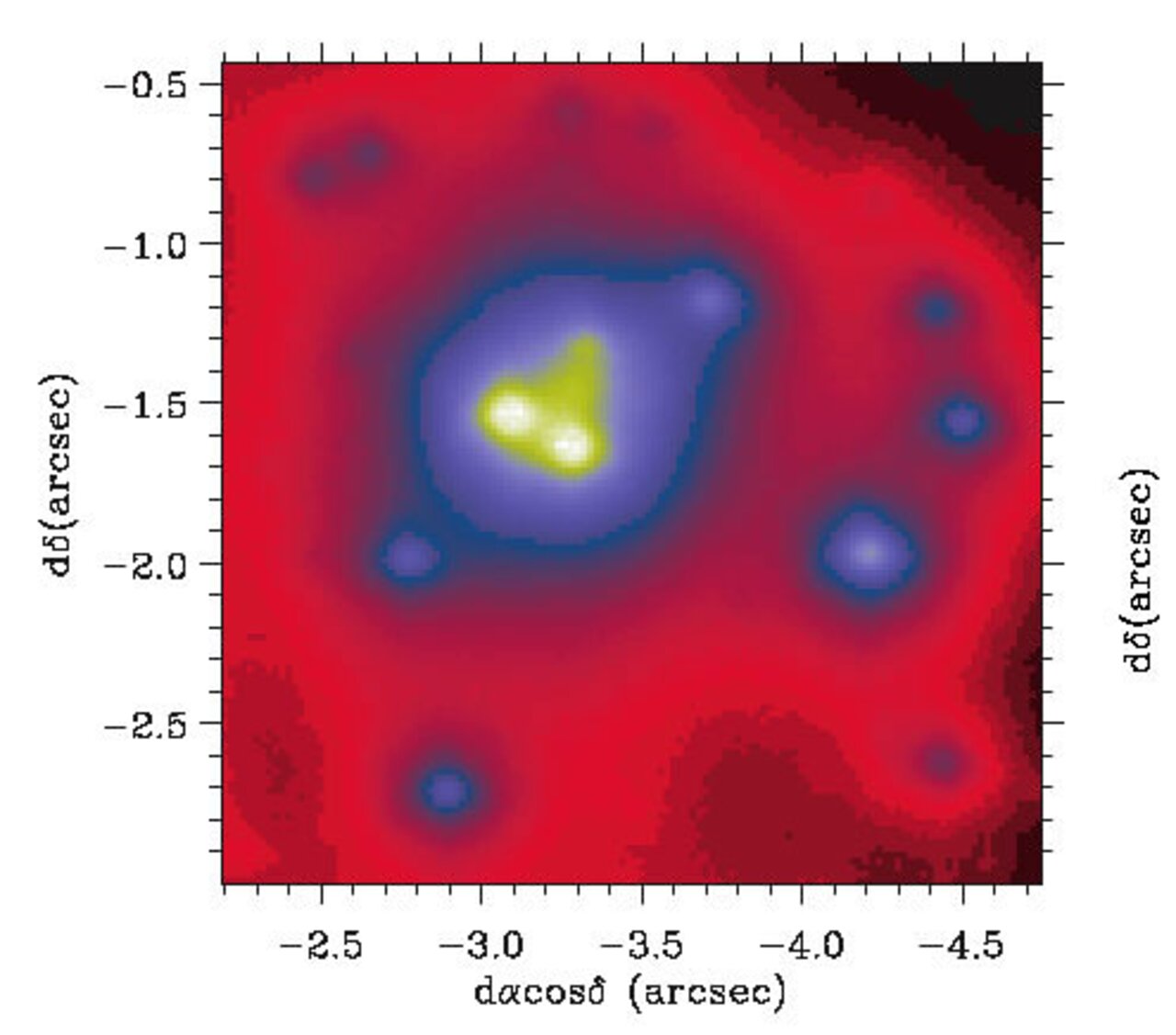 Gemini Observes Remains of Massive Star Cluster Near Milky Way's Galactic Center