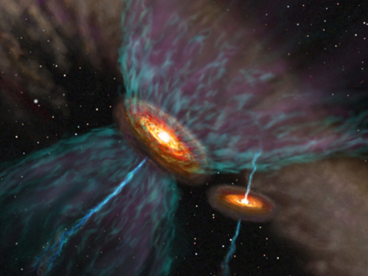 Revealing the Complex Outflow Structure of Binary UY Aurigae