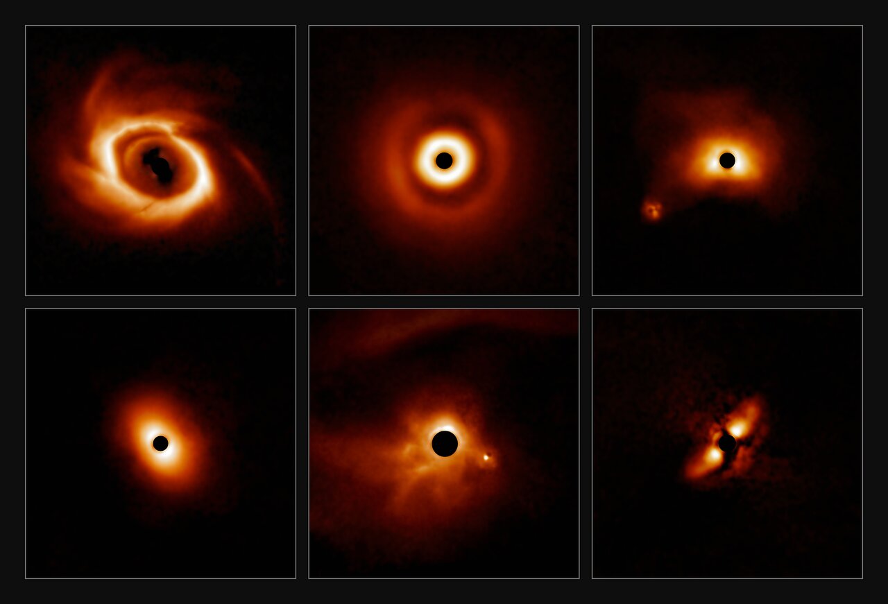Dusty Disks Imaged from NSF NOIRLab