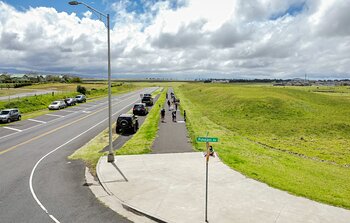 View of part of the Waimea Solar System walk