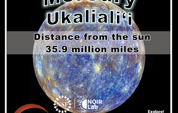 Solar System Walk Decal - Mercury
