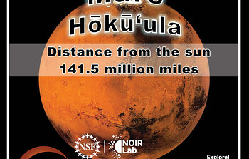 Solar System Walk Decal - Mars