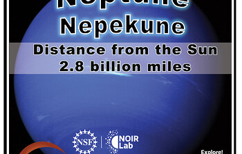 Solar System Walk Decal - Neptune