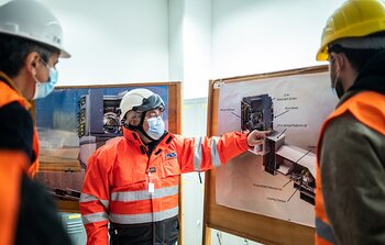 Chilean Minister of Science, Technology, Knowledge and Innovation visiting Rubin