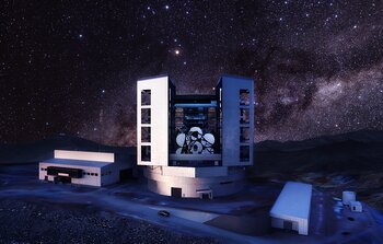 The Giant Magellan Telescope Exterior Illustration