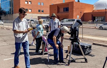 Solar Observing at Tucson Festival of Books 2022
