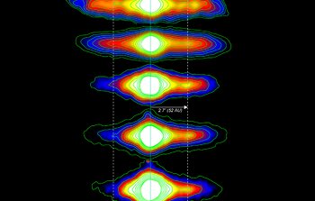 Dusting for Clues: Gemini Discovers Evidence for Colliding Bodies in Planet Forming Disk