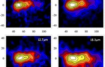 Dusting for Clues: Gemini Discovers Evidence for Colliding Bodies in Planet Forming Disk