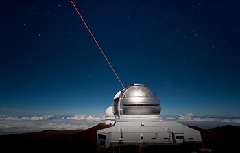 Gemini North LGS by moonlight