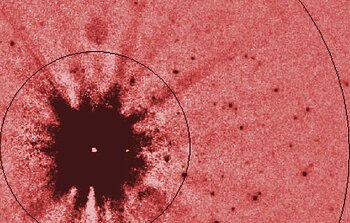 ALTAIR/NIRI image of the M82 field