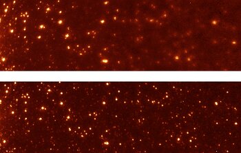 Mosaic images of the core of M33