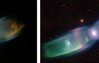 Color composite of the planetary nebula M2-9