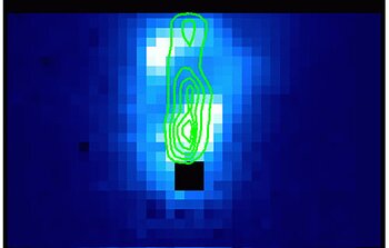 Reconstructed image from the NIFS integral field spectroscopy