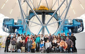 Gemini South staff family tour participants