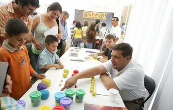 Gemini booth at AstroDay Chile