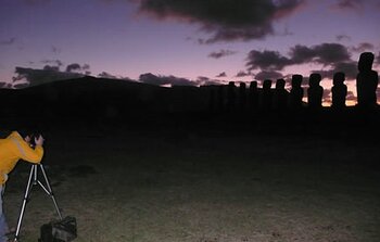 Gemini outreach at Easter island