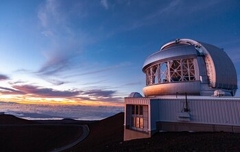 Gemini North at Sunset