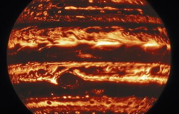 Gemini North Infrared View of Jupiter