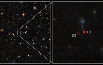 Hyper Suprime-Cam Image of Most Distant Pair of Merging Quasars