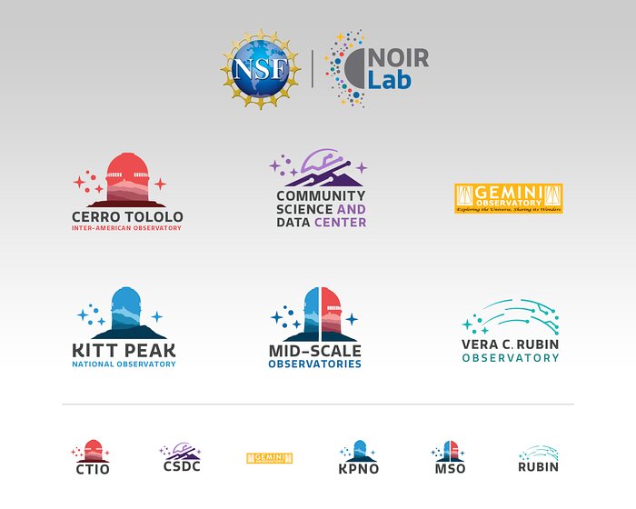 NSF NOIRLab's logo family