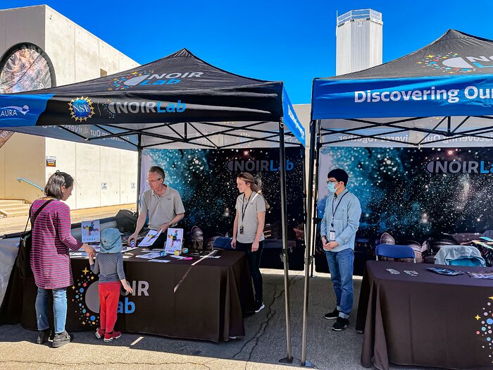 NOIRLab Tent at Tucson Festival of Books 2022