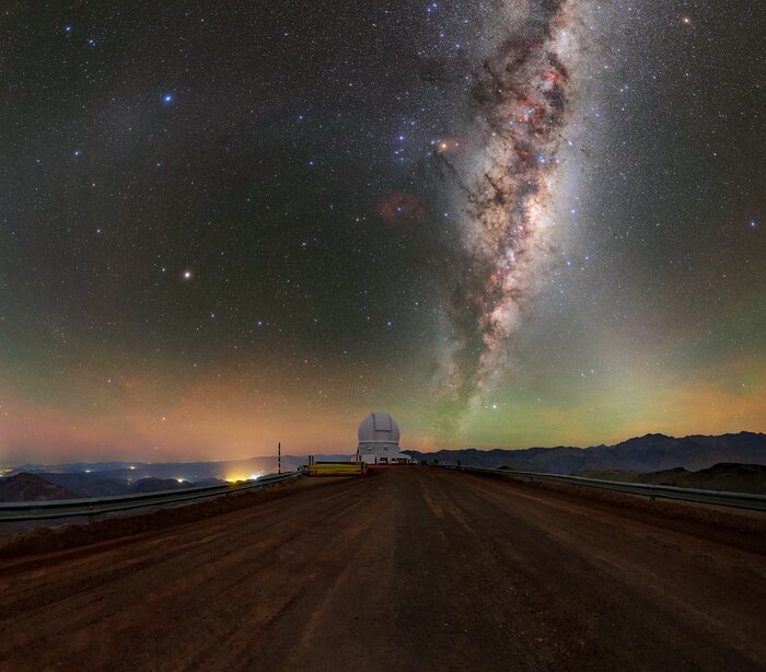 The Milky Way Above SOAR on Cerro Pachón