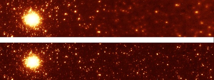 Mosaic images of the core of M33