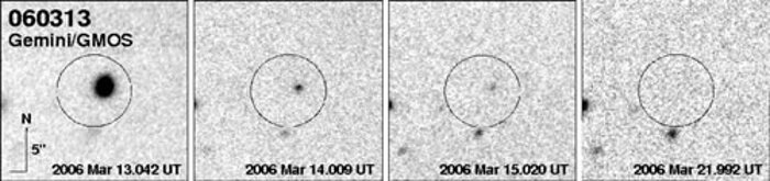 Afterglow of GRB 060313 seen in GMOS-N R-band images