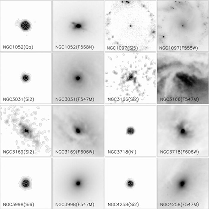 Mid-infrared images of some of the low-luminosity AGN