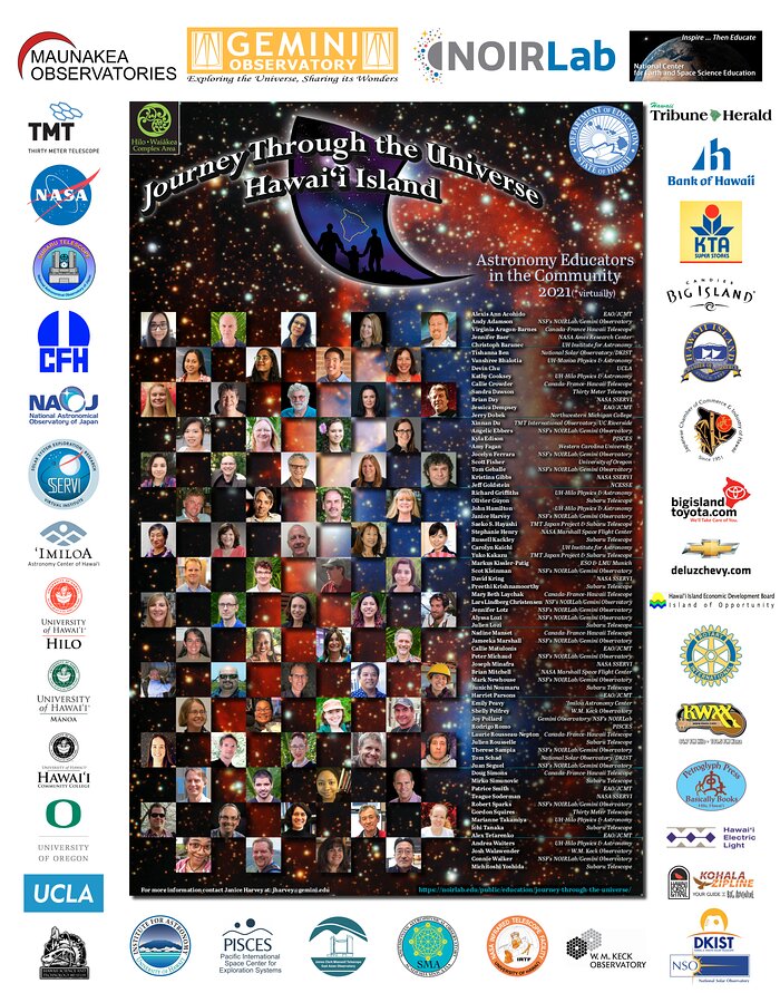 Journey Through the Universe 2021 poster