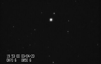 BlueWalker 3 Satellite As Seen From the Ground