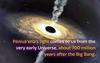 CosmoView Episode 6: Pōniuāʻena, the second most distant quasar ever discovered