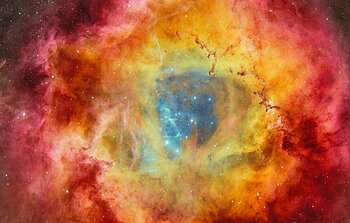 Pan on the Rosette Nebula