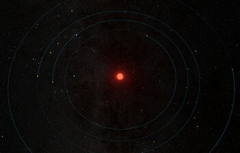 Exoplanets Orbiting Barnard’s Star Animation