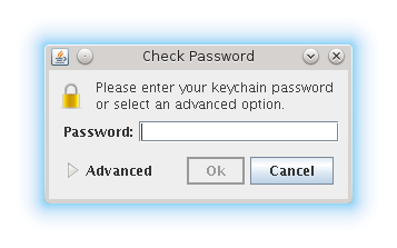 Keychain locked
